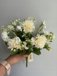 Paula Virágcsokor mix 33 cm ecri műfenyő (23kl1232)