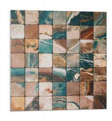 Wallfluent Dekoratív Vinil Csempe Mozaik kőlapokkal 9 db 30x30 cm (010310410010000281939)