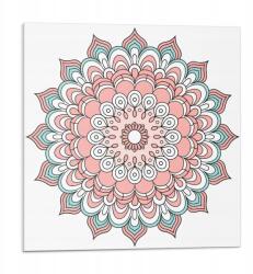 Wallfluent Öntapadós Vinil Burkolat Nyomtatott Virágos mandala minta 9x30x30 (010310410010000283156)