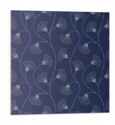 Wallfluent Vinil Dekoráció Fali Csempe Irodába Virágmintás vonalas 9x30x30 (010310410010000033391)