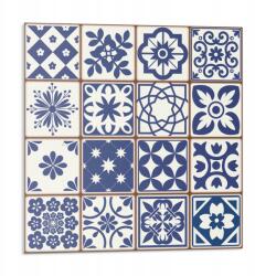 Wallfluent Fali Pvc csempe öntapadós dekor csempe minták 9 db 30x30 cm (010310410010000283208)