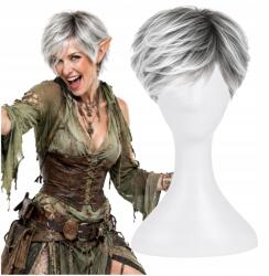 Korbi Női Paróka Haj Ősz Melír Rövid Frufru Hálós Cosplay W77 (W77)