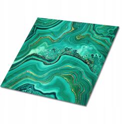 Dywanomat Öntapadós Vinil Csempe Nyomtatott Malachit textúra 9x30x30 cm (010310410010000020894)