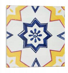 Wallfluent Fali csempe öntapadós Vinyl geometrikus minta csillagokkal 9x30x30 (010310410010000283180)