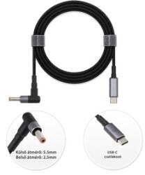 ASUS USB-C (Type-C) - 5.5x2.5mm töltő csatlakozó átalakító (100W) (28597)