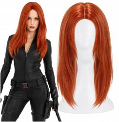 Korbi Paróka Haj Vörös Gesztenye Frufru Egyenes Háló Cosplay Halloween W98 (W98)