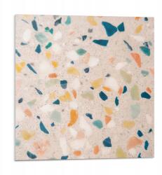 Wallfluent Fali csempe öntapadós Vinyl minta színes részekkel 9x30x30 (010310410010000283050)