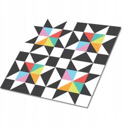 Dywanomat Fali Dekoráció Öntapadós Csempe Nappaliba Geometrikus Minta 9x30x30 cm (010310410010000020963)