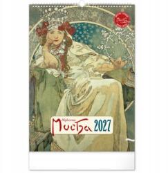 Presco Notique Falinaptár Alfons Mucha 2027, 33 x 46 cm (8595689363734)