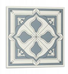 Wallfluent Fali Pvc csempe öntapadós virágmintás csempe 9 db 30x30 cm (010310410010000283097)