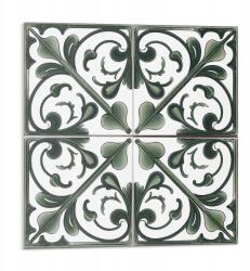 Wallfluent Dekoratív Vinil Padló Csempe Növényi Mintás Díszítéssel 9x30x30 (010310410010000283078)