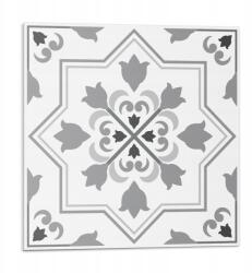 Wallfluent Fali Pvc csempe öntapadós virág motívumokkal 9 db 30x30 cm (010310410010000276731)