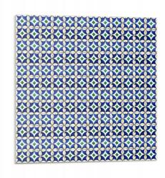Wallfluent Vinil öntapadós csempe nyomott mintával Geometrikus csempe minta 9x30x30 (010310410010000283192)
