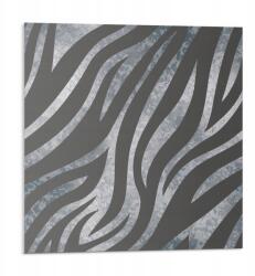 Wallfluent Dekoratív Vinil Padló Csempe Hullámos vonalak minta 9 db 30x30 cm (010310410010000033392)