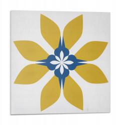 Wallfluent Öntapadós Vinil Fali Dekoráció Virágmintás levelekkel 9x30x30 (010310410010000283130)
