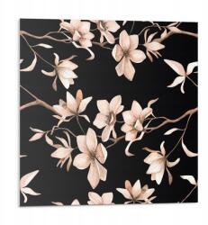 Wallfluent Dekoratív Vinil Padló Csempe Virágmintás háttér 9 db 30x30 cm (010310410010000033378)