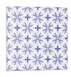 Wallfluent Falicsempe Pvc grafikával Geometrikus minta virágokkal 9 db 30x30 cm (010310410010000033420)