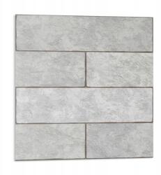 Wallfluent Öntapadós Vinil Csempe Előszobába Tégla minta 3D elrendezésben 9x30x30 (010310410010000276756)