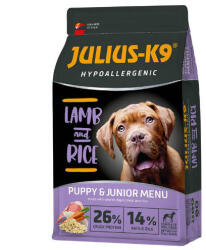Julius-K9 High Premium Puppy & Junior Hypo Lamb & Rice 3kg - tenyesztoitap