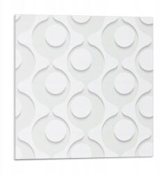 Wallfluent Dekoratív Vinil Padló Csempe Absztrakt Minta körökkel 9x30x30 (010310410010000276175)