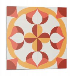 Wallfluent Öntapadós csempe Vinyl Absztrakt geometrikus minta 9 db 30x30 cm (010310410010000283105)
