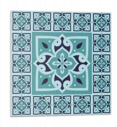 Wallfluent Dekoratív Vinil Padló Csempe Virágmintás 9x30x30 (010310410010000033502)