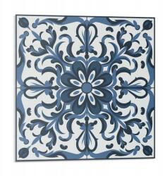 Wallfluent Dekoratív Vinil Padló Csempe Virágmintás Díszítéssel 9x30x30 (010310410010000283144)