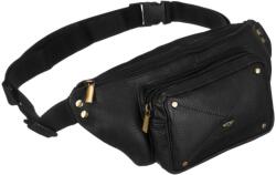  Peterson Férfi Bőr Övtáska -PTN-375-NDM-2708 BLACK- Fekete (5903051192708)