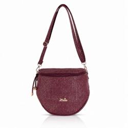  Zellia Női Oldaltáska Zlb12 Bordó - Shimmer - (33322209)