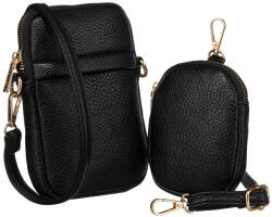  Rovicky Női Kézitáska- Pénztárca -R-KP-10-F19-4218 BLACK- Fekete- (5903051224218)
