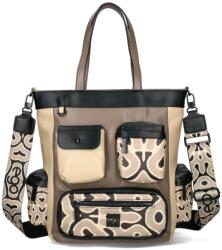  Ego Női Kézi- és Válltáska- ECR0009SA 24JZ- Taupe-Beige (ECR0009SA 24JZ)