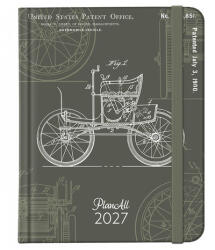 Planall Határidőnapló PLANALL Mini A/6 heti keményfedelű Outline 2027 (7540219000) - robbitairodaszer