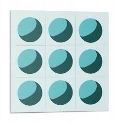 Wallfluent Vinil öntapadós csempék a konyhába Geometrikus gömbök hálóban 9x30x30 (010310410010000282973)