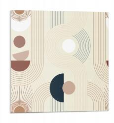 Wallfluent Dekoratív Vinil Fali Csempe Absztrakt vonalak és formák 9x30x30 (010310410010000276164)