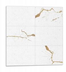 Wallfluent Vinil Csempe Konyhai Motívummal Modern márvány mintás 9 db 30x30 cm (010310410010000057075)