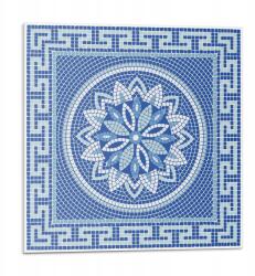 Wallfluent Dekoratív Vinil Fali Csempe Virágmintás Mozaik 9 db 30x30 cm (010310410010000283288)