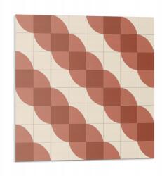 Wallfluent Fali Pvc csempe öntapadós geometrikus hullámos minta 9 db 30x30 cm (010310410010000283020)