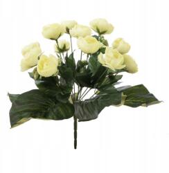  Kamélia csokor 34 cm, sárga művirág (U621-zolty)