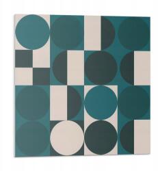 Wallfluent Fali Pvc csempe öntapadós Geometria formák és formák 9 db 30x30 cm (010310410010000282934)