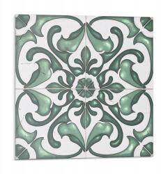 Wallfluent Dekoratív Vinil Padló Csempe Minta Elegáns motívumokkal 9x30x30 (010310410010000282921)