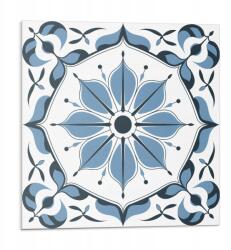 Wallfluent Fali Pvc csempe öntapadós virágmintás részletekkel 9 db 30x30 cm (010310410010000283113)