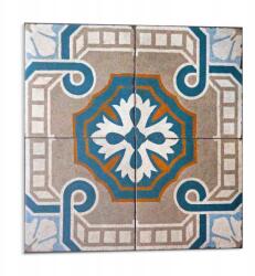 Wallfluent Fali Pvc csempe öntapadós mozaik minta díszekkel 9 db 30x30 cm (010310410010000283206)