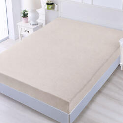 TifanTEX Cearșaf din bumbac pentru pat 180x200+25 cm bej (Cearșaf) (6129H5)