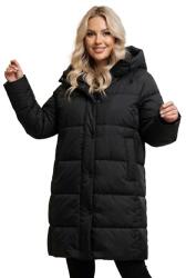 Agrafka Pihe-puha hosszú basic steppelt kapucnis kabát oversize Kacsa Pihe-puha unisize (5902601792023)