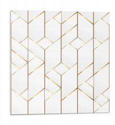 Wallfluent Öntapadós Vinil Csempe Nyomtatott Geometrikus vonalmintás 9x30x30 (010310410010000276730)