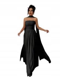 Shein Ruha Elegáns Női Esküvői Fekete Ujjatlan Maxi 38 1HM