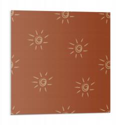 Wallfluent Vinil Csempe Grafikával Fürdőszobába Napsütötte mintás háttérrel 9 db 30x30 cm (010310410010000033494)