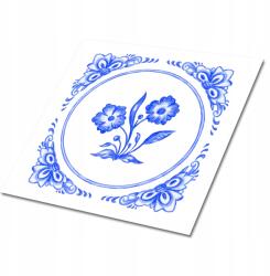 Dywanomat Dekoratív Fali Csempe Öntapadós Vinyl Virág Azulejos. 9x30x30 cm (010310410010000020975)