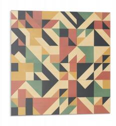 Wallfluent Fali csempe öntapadós Vinyl Absztrakt geometriai minta 9x30x30 (010310410010000281902)