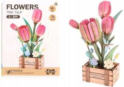  3D puzzle fából készült tulipán virágok (ATE-EE48-742425)